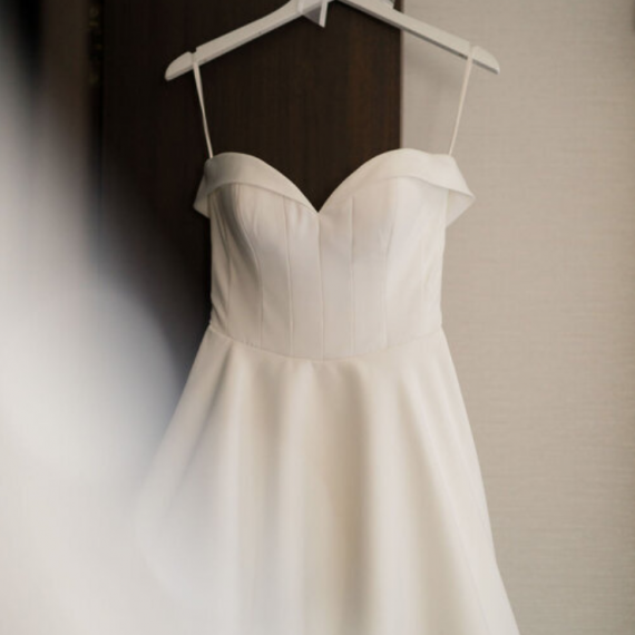wedding gown for B&K wedding planned by Blair Allen