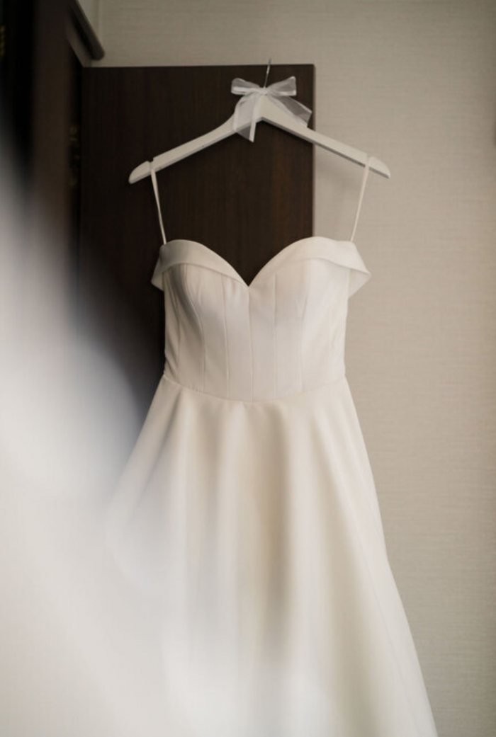 wedding gown for B&K wedding planned by Blair Allen